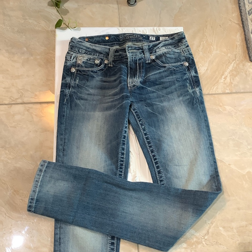 Miss Me skinny jeans low rise. Almost vintage!